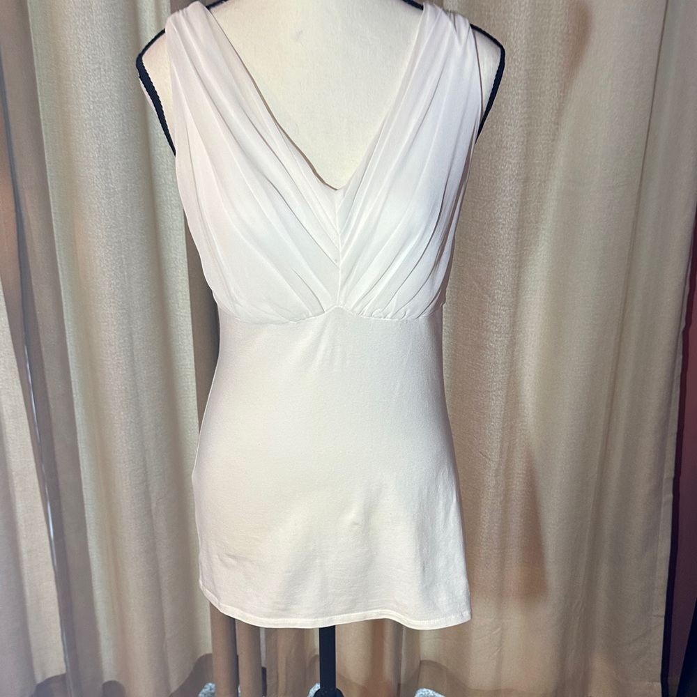 Express Cream Sleeveless Women's Top